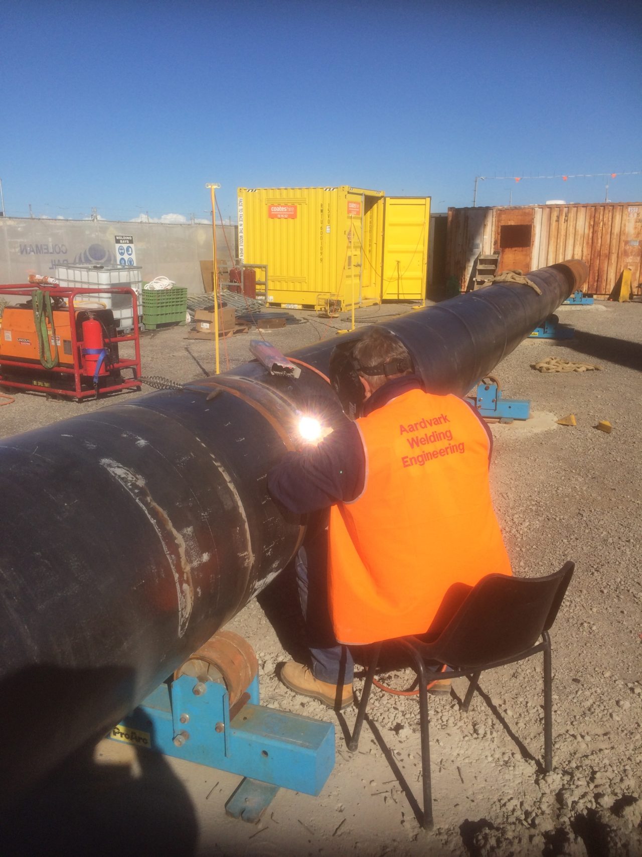 Onsite Welding - Aardvark Welding Engineering